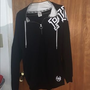 PINK 1/4 Zipper Sweatshirt